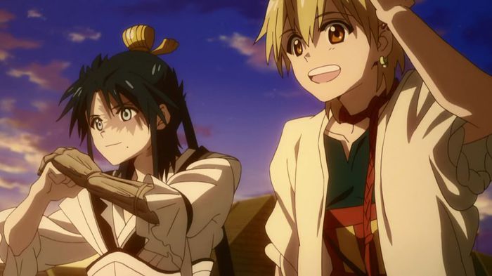 hakuryuu and alibaba 1 - Magi The Labyrith Of Magic 2