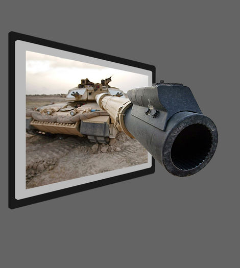 Military_Tank - Efect 3D Arta fotografica