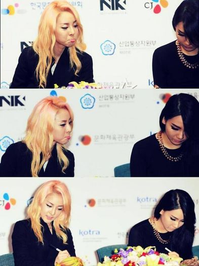 ch r - 2NE1 funny moments