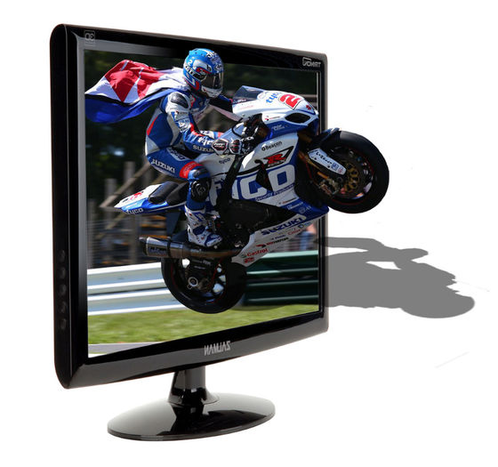 motociclistul - Efect 3D Arta fotografica