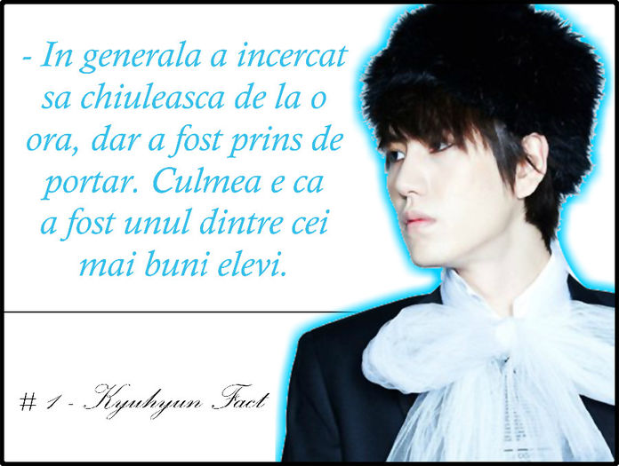 | ♥ # 1 - Kyuhyun Fact |