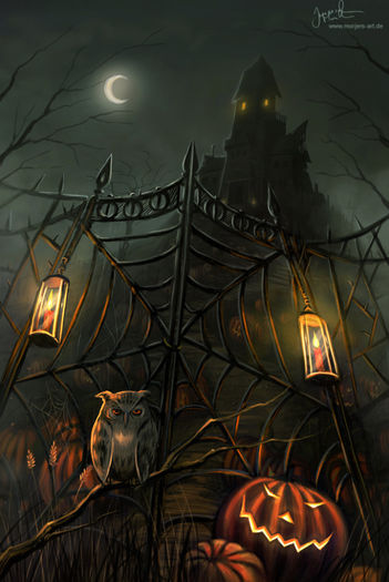 halloween_gate_by_jerry8448-d4ao5y2 - poze Halloween