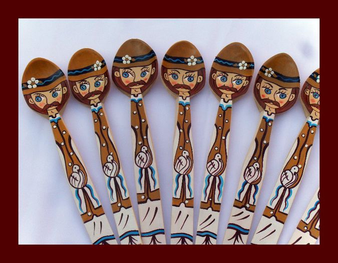 SDC15849 - LINGURI DE LEMN PICTATE MANUAL - tel 0771503314