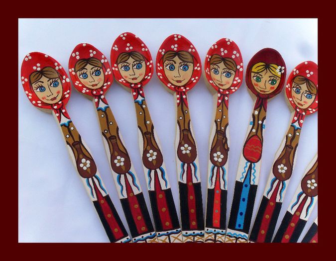 SDC15864 - LINGURI DE LEMN PICTATE MANUAL - tel 0771503314