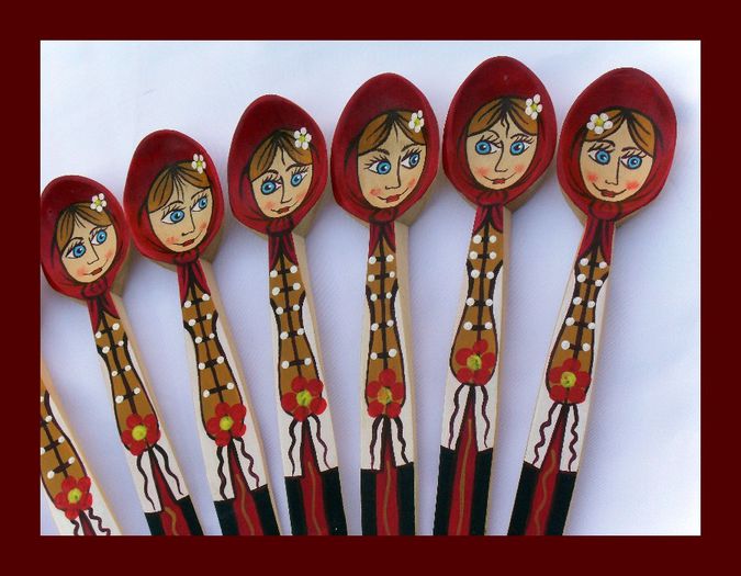 SDC15871 - LINGURI DE LEMN PICTATE MANUAL - tel 0771503314