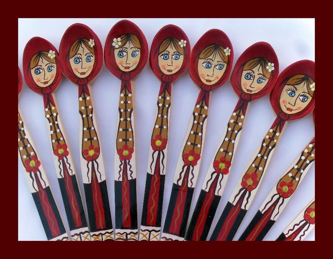 SDC15877 - LINGURI DE LEMN PICTATE MANUAL - tel 0771503314