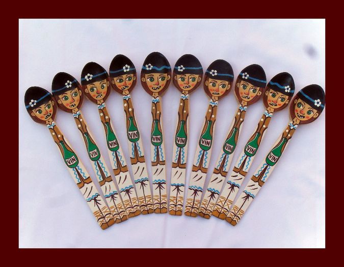 SDC15879 - LINGURI DE LEMN PICTATE MANUAL - tel 0771503314