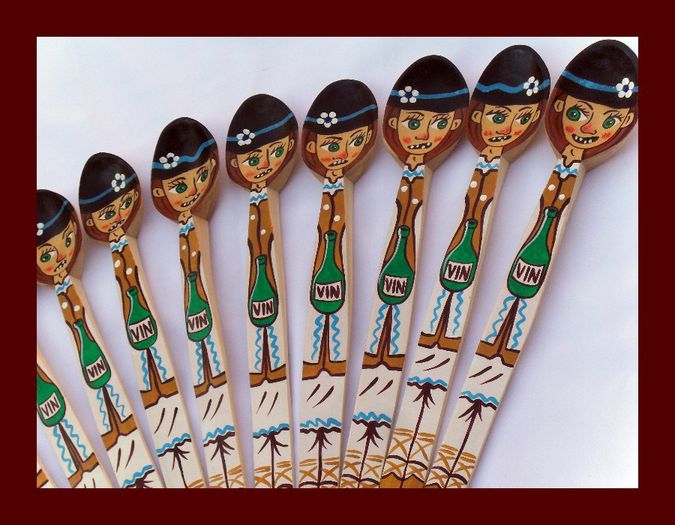 SDC15881 - LINGURI DE LEMN PICTATE MANUAL - tel 0771503314