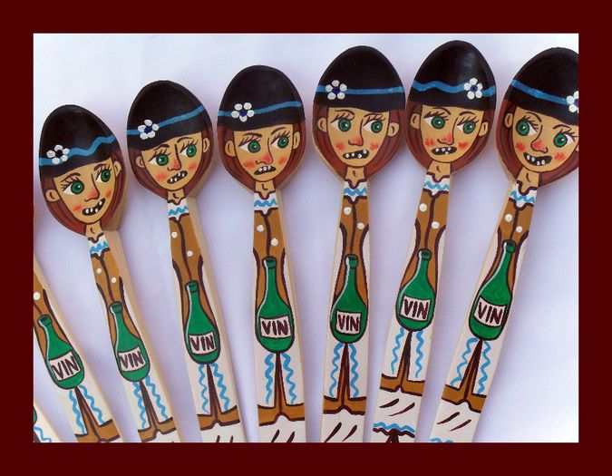 SDC15883 - LINGURI DE LEMN PICTATE MANUAL - tel 0771503314