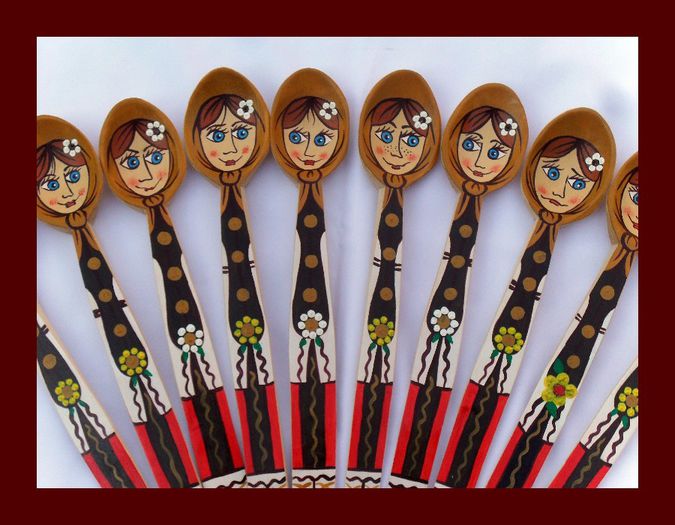 SDC15891 - LINGURI DE LEMN PICTATE MANUAL - tel 0771503314