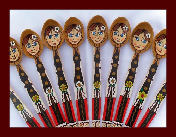 SDC15892 - LINGURI DE LEMN PICTATE MANUAL - tel 0771503314