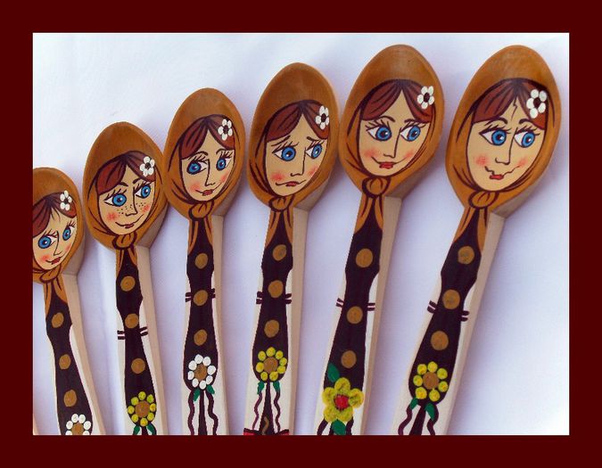SDC15893 - LINGURI DE LEMN PICTATE MANUAL - tel 0771503314