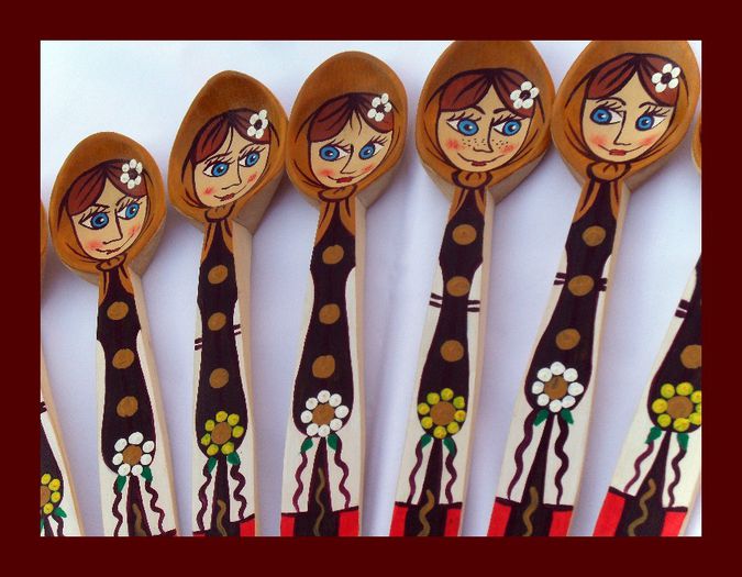 SDC15894 - LINGURI DE LEMN PICTATE MANUAL - tel 0771503314