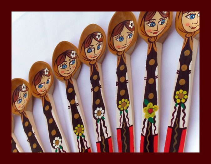 SDC15895 - LINGURI DE LEMN PICTATE MANUAL - tel 0771503314