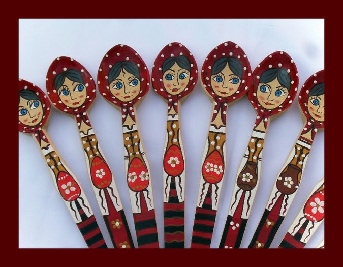 SDC15899 - LINGURI DE LEMN PICTATE MANUAL - tel 0771503314