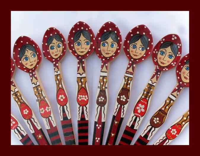 SDC15901 - LINGURI DE LEMN PICTATE MANUAL - tel 0771503314