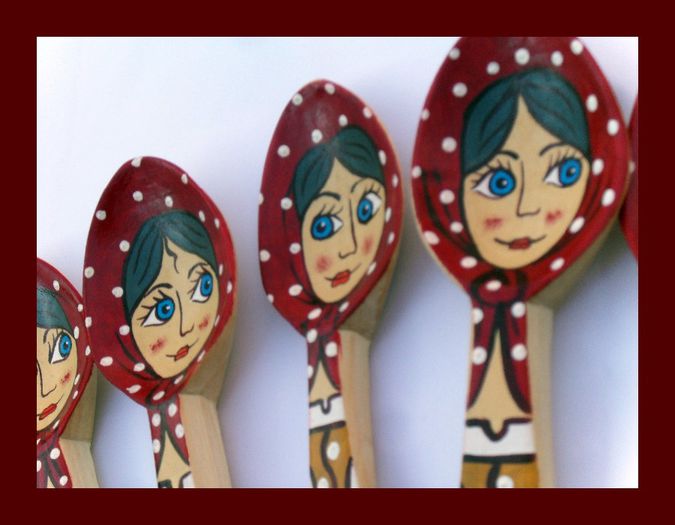 SDC15908 - LINGURI DE LEMN PICTATE MANUAL - tel 0771503314