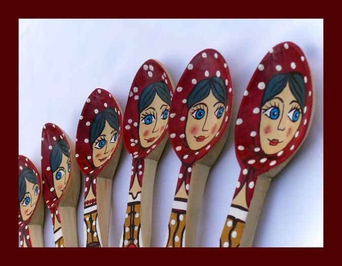 SDC15909 - LINGURI DE LEMN PICTATE MANUAL - tel 0771503314