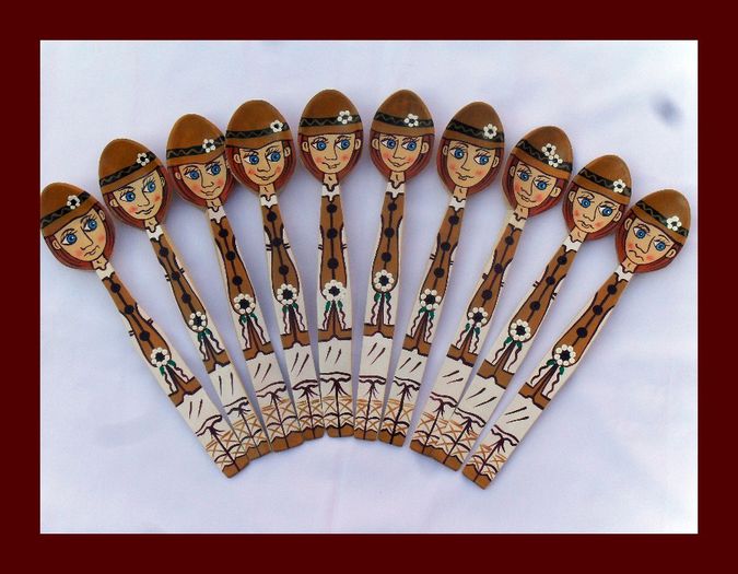 SDC15910 - LINGURI DE LEMN PICTATE MANUAL - tel 0771503314