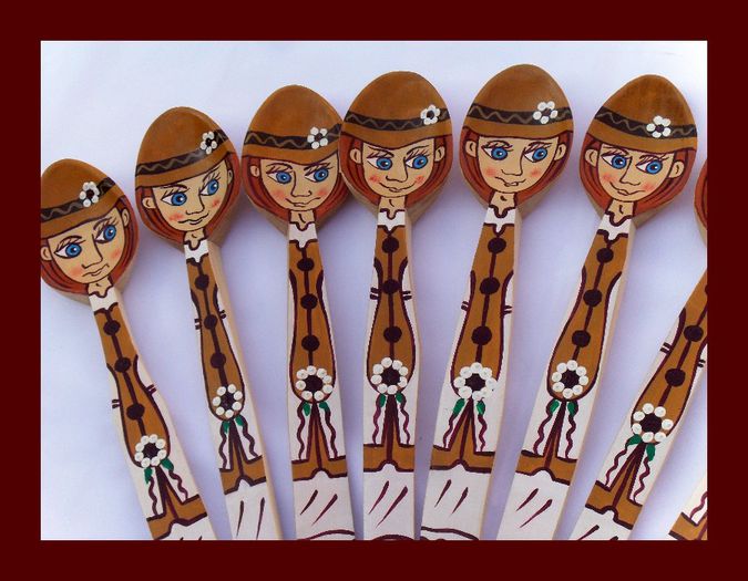 SDC15913 - LINGURI DE LEMN PICTATE MANUAL - tel 0771503314