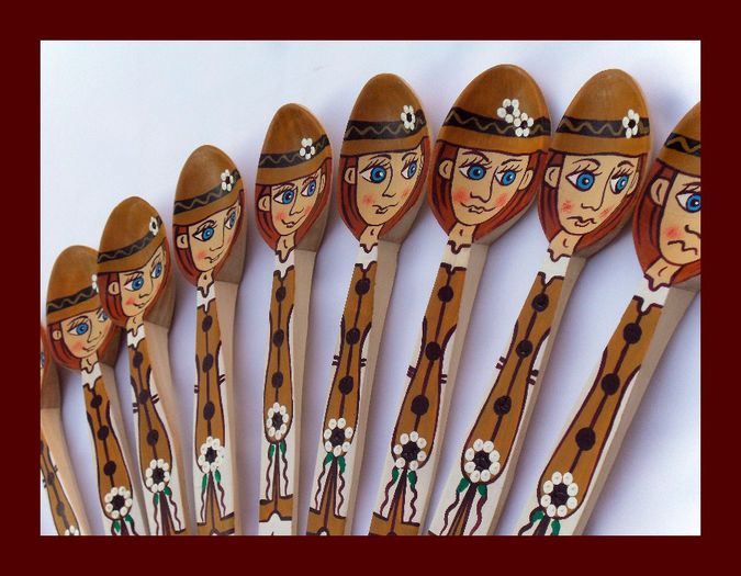 SDC15915 - LINGURI DE LEMN PICTATE MANUAL - tel 0771503314