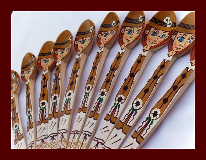 SDC15916 - LINGURI DE LEMN PICTATE MANUAL - tel 0771503314