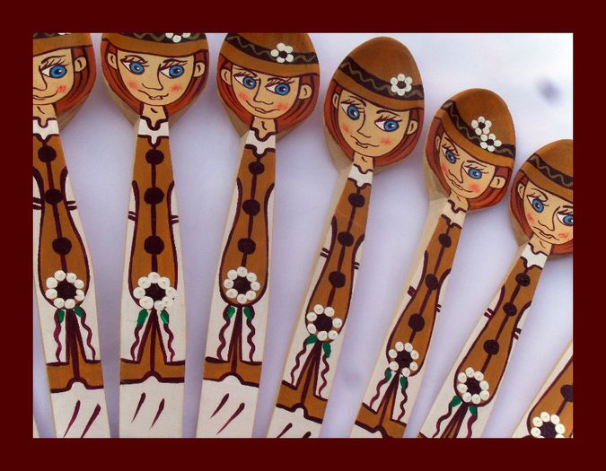 SDC15919 - LINGURI DE LEMN PICTATE MANUAL - tel 0771503314