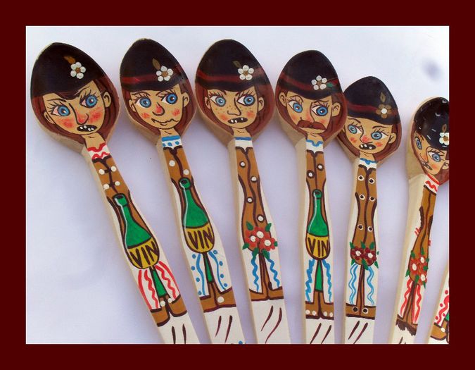 SDC15934 - LINGURI DE LEMN PICTATE MANUAL - tel 0771503314