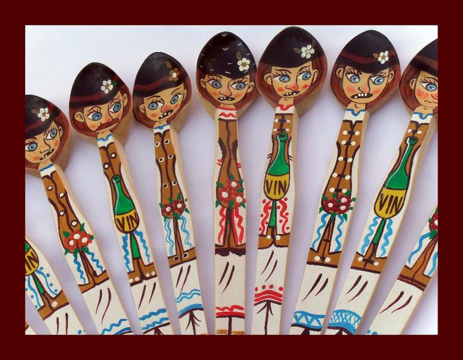 SDC15935 - LINGURI DE LEMN PICTATE MANUAL - tel 0771503314