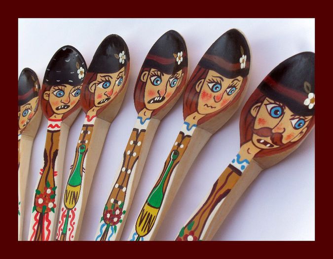SDC15936 - LINGURI DE LEMN PICTATE MANUAL - tel 0771503314
