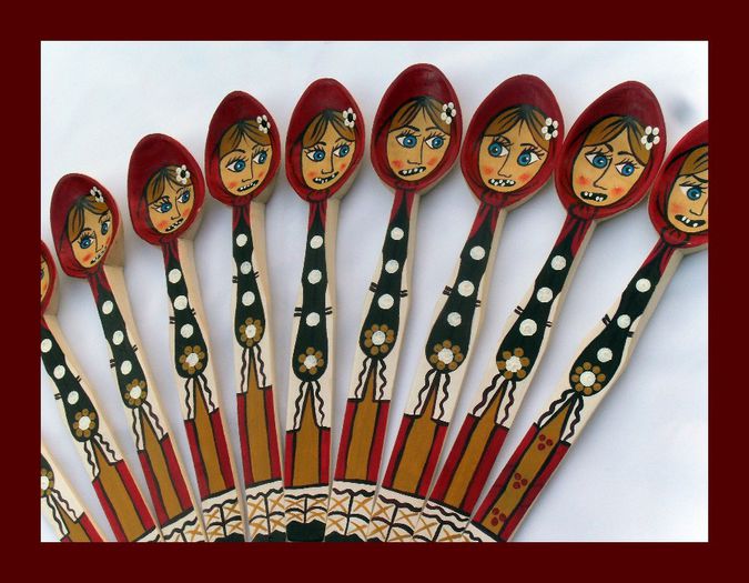 SDC15950 - LINGURI DE LEMN PICTATE MANUAL - tel 0771503314