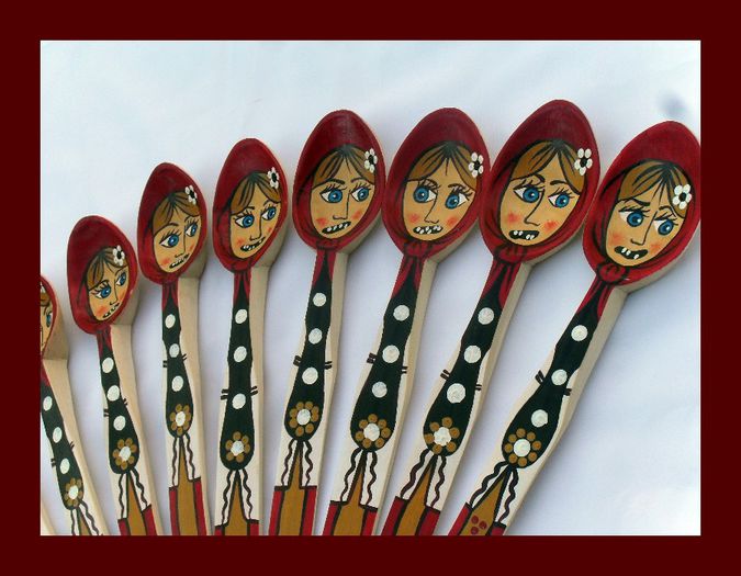 SDC15951 - LINGURI DE LEMN PICTATE MANUAL - tel 0771503314