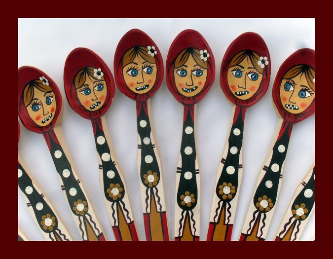 SDC15957 - LINGURI DE LEMN PICTATE MANUAL - tel 0771503314