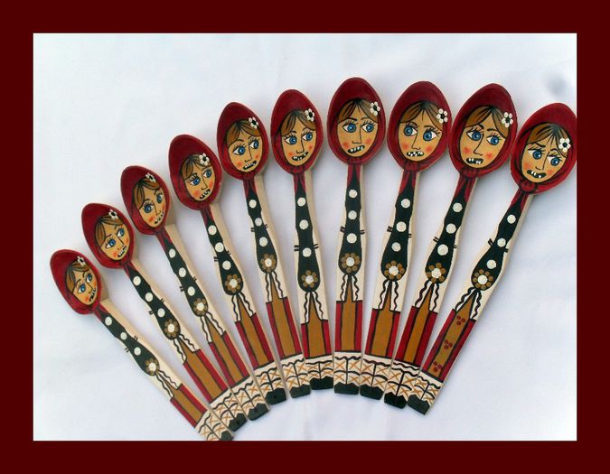 SDC15960 - LINGURI DE LEMN PICTATE MANUAL - tel 0771503314