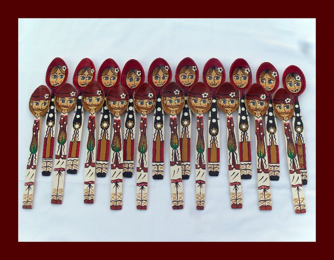 SDC15962 - LINGURI DE LEMN PICTATE MANUAL - tel 0771503314