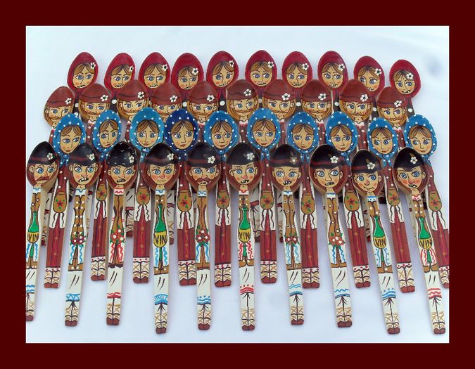 SDC15966 - LINGURI DE LEMN PICTATE MANUAL - tel 0771503314