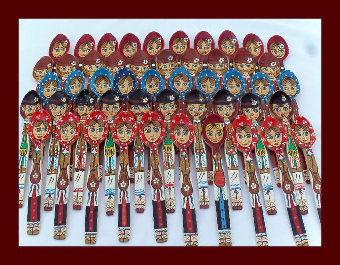 SDC15967 - LINGURI DE LEMN PICTATE MANUAL - tel 0771503314