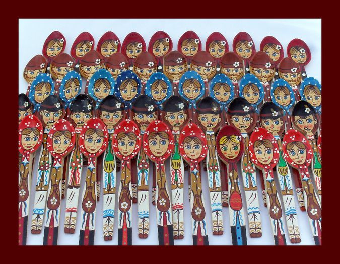 SDC15968 - LINGURI DE LEMN PICTATE MANUAL - tel 0771503314