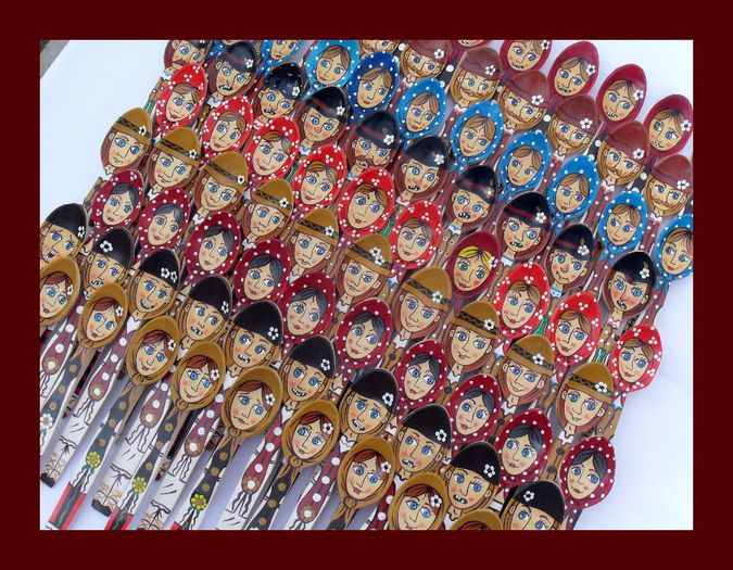 SDC15979 - LINGURI DE LEMN PICTATE MANUAL - tel 0771503314