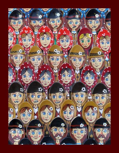 SDC16016 - LINGURI DE LEMN PICTATE MANUAL - tel 0771503314