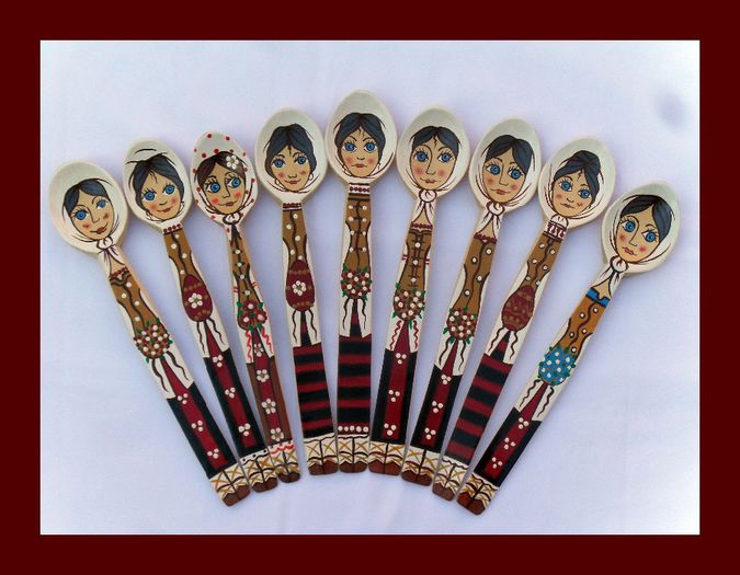 SDC15818 - LINGURI DE LEMN PICTATE MANUAL - tel 0771503314