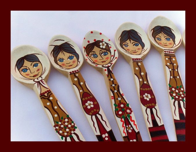 SDC15819 - LINGURI DE LEMN PICTATE MANUAL - tel 0771503314