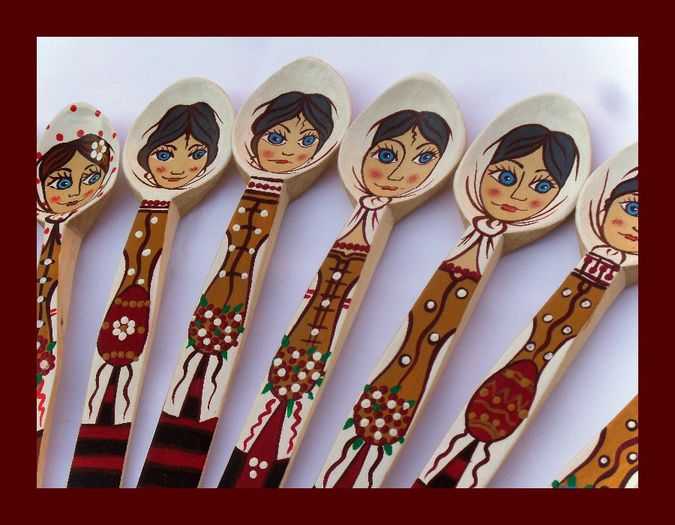 SDC15821 - LINGURI DE LEMN PICTATE MANUAL - tel 0771503314