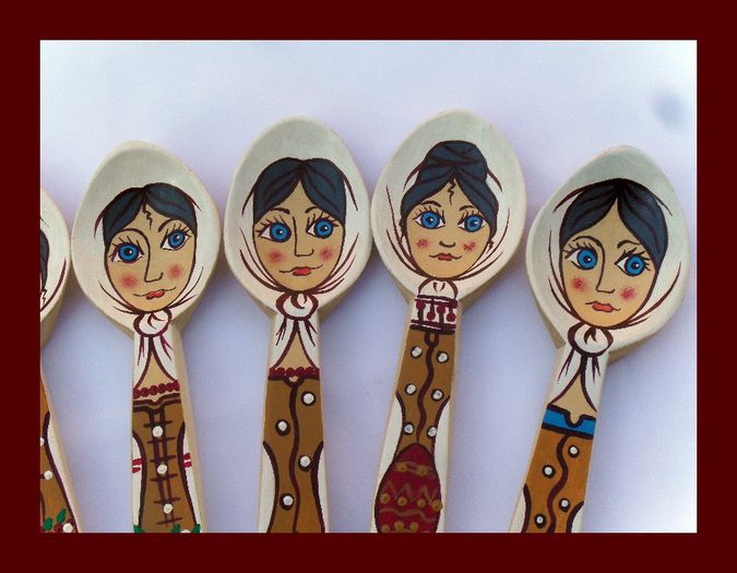 SDC15822 - LINGURI DE LEMN PICTATE MANUAL - tel 0771503314