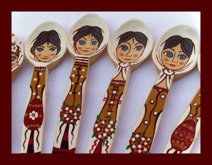 SDC15823 - LINGURI DE LEMN PICTATE MANUAL - tel 0771503314