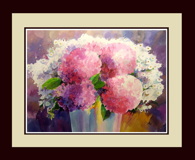 SummerBouquet9 - Desene acuarela