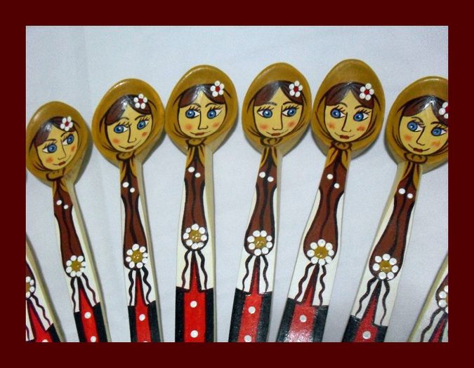 SDC16090 - LINGURI DE LEMN PICTATE MANUAL - tel 0771503314