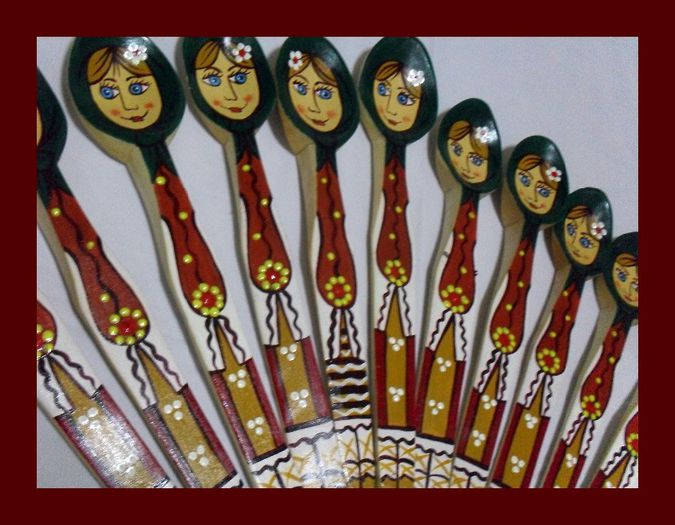 SDC16100 - LINGURI DE LEMN PICTATE MANUAL - tel 0771503314