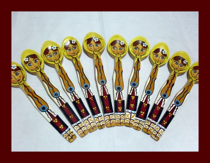 SDC16111 - LINGURI DE LEMN PICTATE MANUAL - tel 0771503314