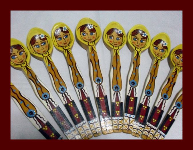 SDC16112 - LINGURI DE LEMN PICTATE MANUAL - tel 0771503314